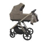 Carucior 2in1 pentru copii, ESPIRO MILOO, cu toate accesoriile incluse - Bej - imagine 3