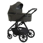 Cărucior 2-in-1 pentru copii, ESPIRO YOGA, cu toate accesoriile incluse - Verde inchis