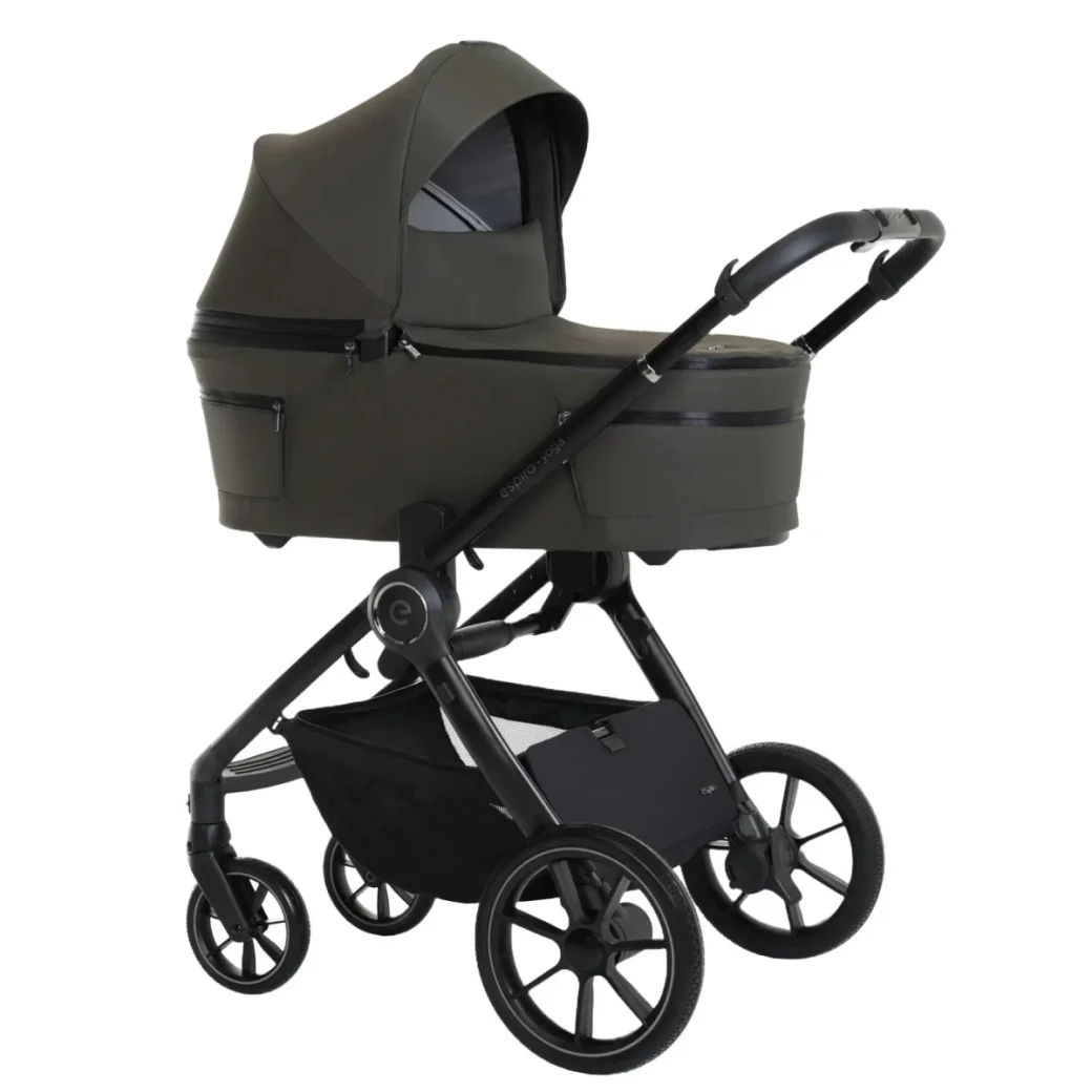 5905683801157.01 Cărucior 2-in-1 pentru copii, ESPIRO YOGA, cu toate accesoriile incluse - Verde inchis - imagine 1