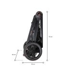 Cărucior 2in1 pentru copii, Espiro ONLY, cu toate accesoriile incluse - Stylish Black - imagine 13