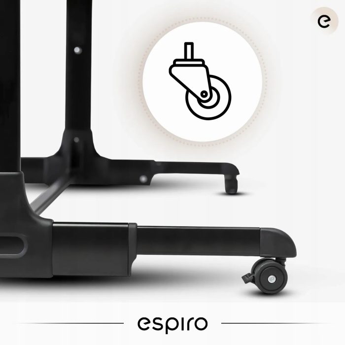 Patut co-sleeper Espiro Cloud, 3in1, patut, tarc de joaca, usor de transportat - Bej - imagine 11