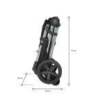 Carucior sport pentru copii, ESPIRO WAVE, 0-22 kg, toate accesoriile incluse - Negru - imagine 10